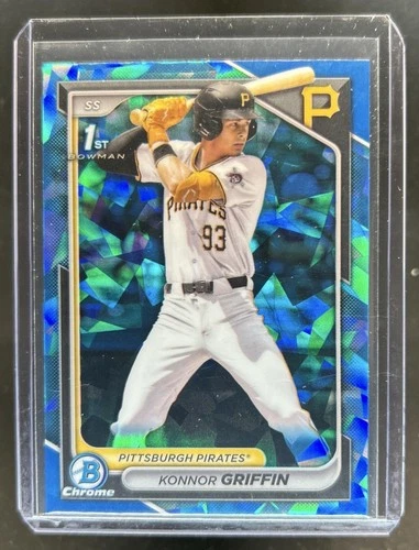 2024 Bowman Draft Sapphire Konnor Griffin Chrome 1st Prospect #BDC-22 Pirates