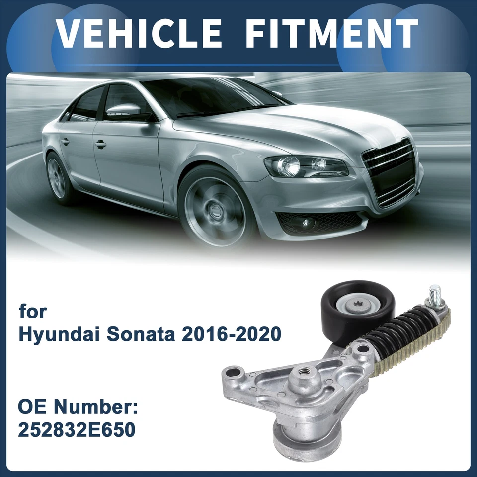 Belt Tensioner for Hyundai Sonata 2.0L L4 2016-2020 No.252832E650 Metal 1 Pc - Image 3 of 4
