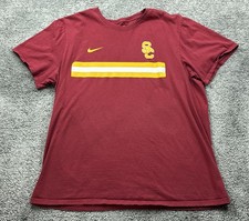 USC Trojans Shirt Mens XL Red NCAA Football Nike The Nike Tee Short Sleeve
