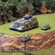 Iron Wind Metals BattleTech 20-312 Metal Hi-Scout Drone Carrier with 2 Drones