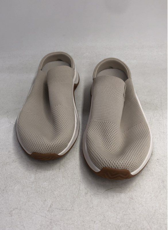 Ryka Echo Knit Mule Taupe Beige Women's Slip On Walking Shoes Size 9W