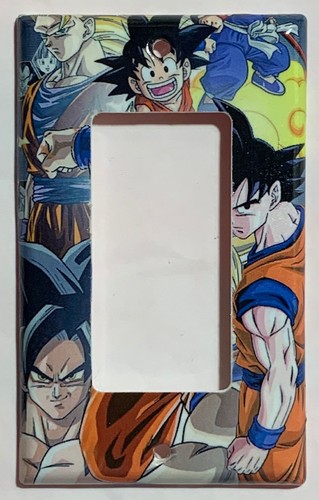 Dragon Ball Z Light Switch Power outlet phone jack Wall Cover Plate Home Decor - Picture 9 of 44
