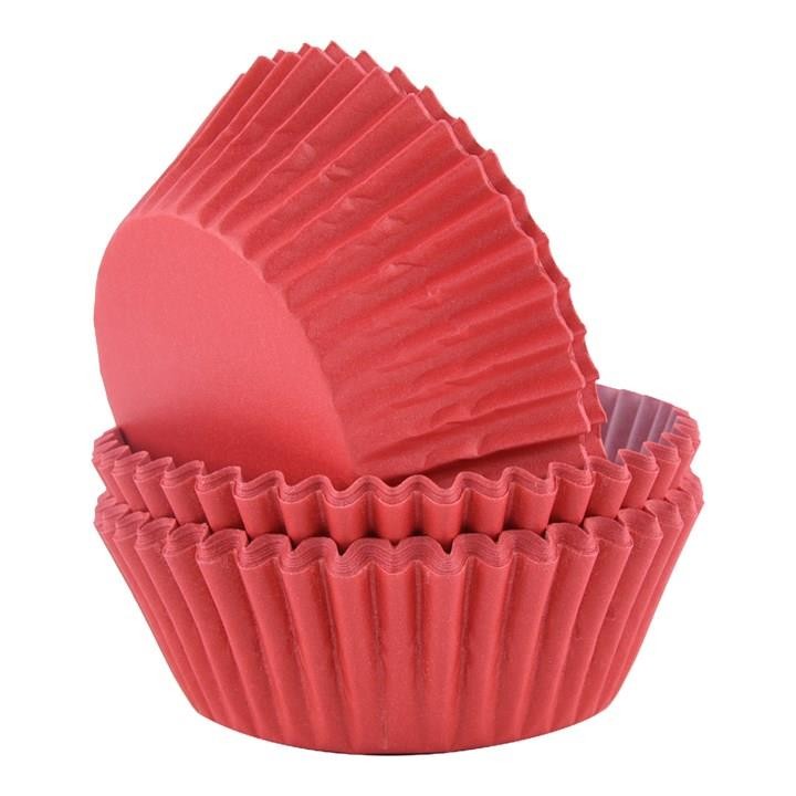 PME Block Colour Cupcake Cases Red (60 Pack) - Image 2