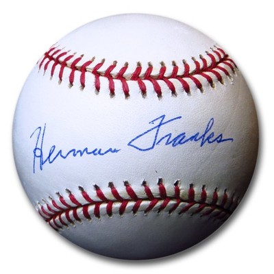Rawlings - 読売ジャイアンツ ルイス ブリンソン 直筆サインボール Beckett Herman Franks Autographed NL Baseball (Coleman) Brooklyn Dodgers