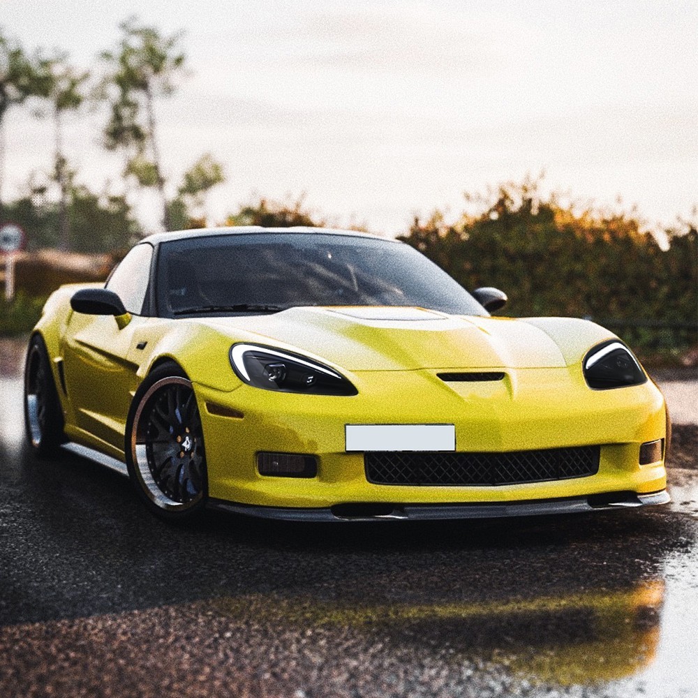 TT-ABC For 05-13 Chevy Corvette C6 Led Projector Headlight DRL Sequential Signal