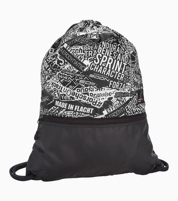 Genuine Porsche Gym Bag Black White WAP-160-001-0R-MSF