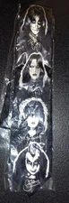 NEW Hand Made KISS 100% Silk Necktie RARE Black & White GREAT GIFT 