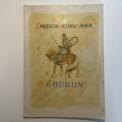 Deutsche Helden Sagen / Gudrun Sage, Serie 7, 48 Bilder, gebraucht 1953