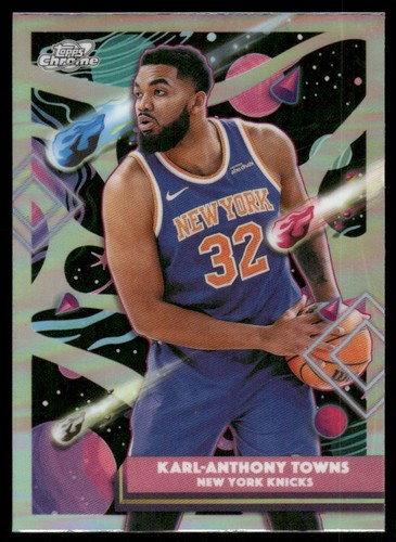 Karl-Anthony Towns – 2025-26 Topps Cosmic Chrome Basketball · Base Cards II #167 Karl-Anthony Towns