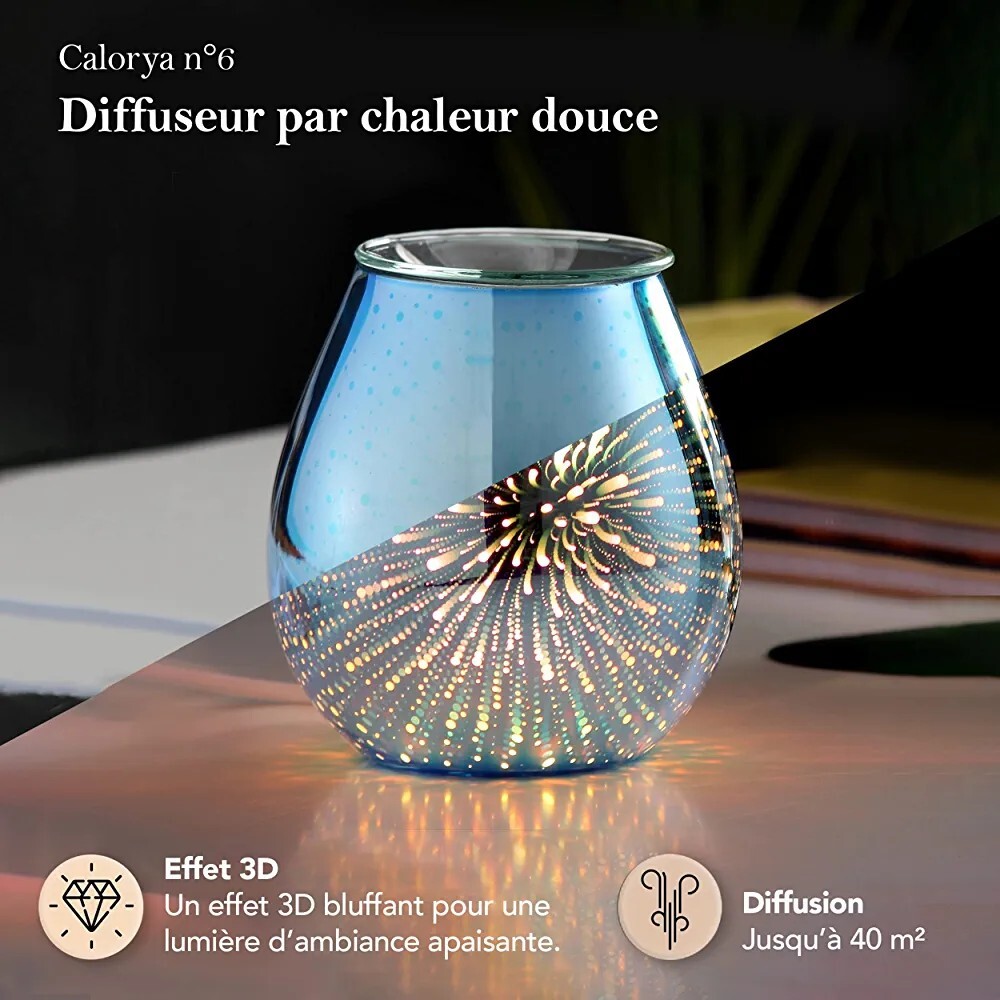 Diffuseur D'huiles Essentielles Zen'Arôme Calorya 6 Avec Effet 3D