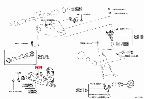 Genuine Hilux LN109 LN108 LN107 KZN205 KZN165 Camber Adjusting Cam Bolt Set x4 - Picture 18 of 19