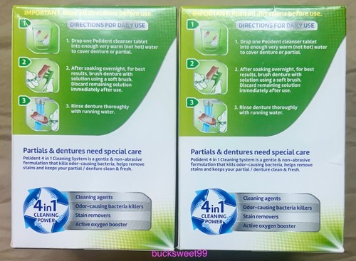 Tabletas limpiadoras dentales diarias blanqueadoras durante la noche Polident -240 tabletas - CAD 27 - Imagen 3 de 6