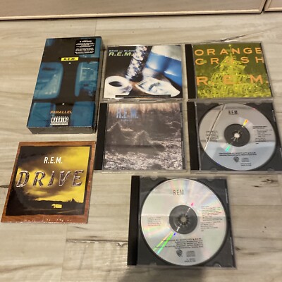 R.E.M. VHS PROMO IMPORT CD LOT PARALLEL ORANGE CRUSH DRIVE MURMUR BANG & BLAME