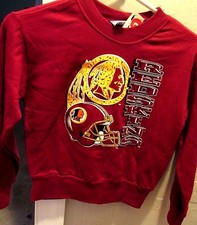 Washington Redskins NFL Youth Long Sleeve Sweat Shirt Medium FREE Ship NEW