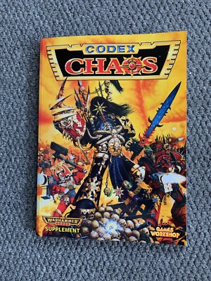 Codex Chaos Supplement 2nd edition Book Warhammer 40K 1996