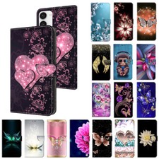 Case For Samsung S20 FE S10E S10+ S9+ S8 Patterned Flip Wallet Stand Phone Cover