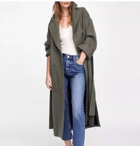 zara long belted coat