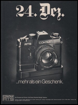 Contax RTS - Reklame Werbeanzeige Original-Werbung 1976 (2)