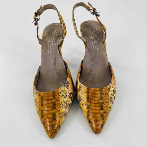 Sling Back Pump Snakeskin Heels Size 