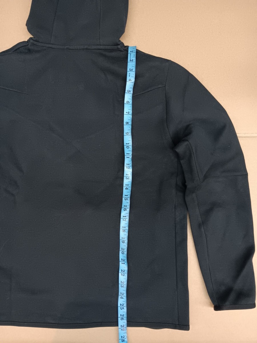 Nike Sportswear Tech Fleece Full-Zip Men's Hoodie- Black- Size L