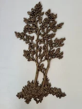 Vintage Gold Syroco MCM Tree # 7116 Measures 31.5” X 17" Very Nice! 