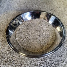 Set of 4 15x7 stainless steel trim rings beauty rings 2 1/2" deep 