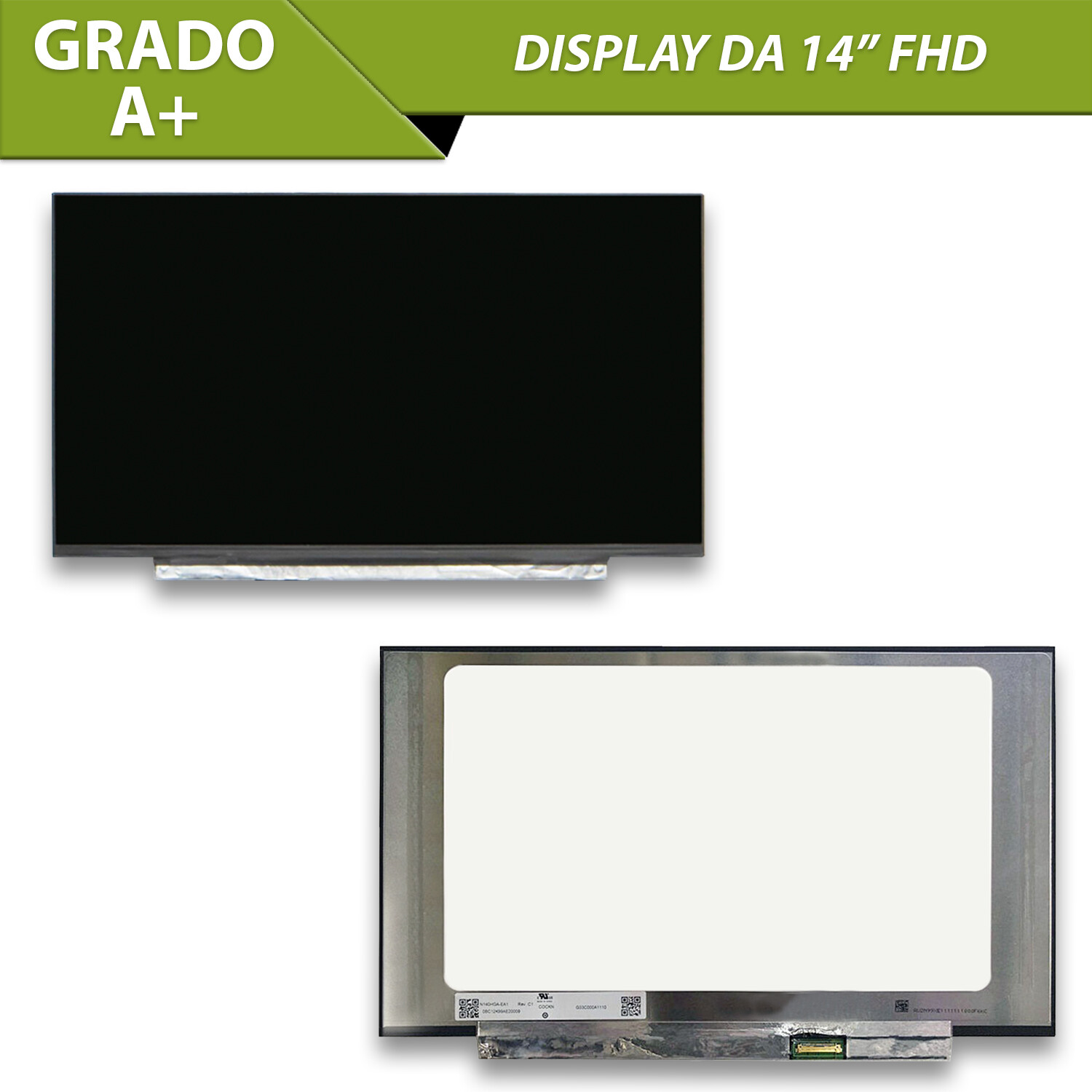 Schermo LCD a 14 pollici IPS FHD 1920X1080 del computer portatile LED della sostituzione per EDP 30PIN per lo schermo del computer portatile LP140WF1-S 1920x1080