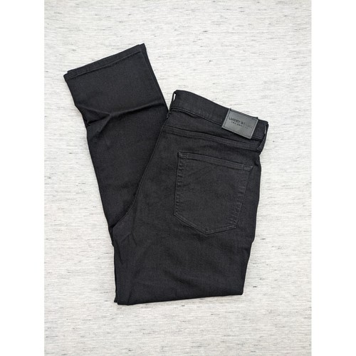 Lucky Brand 223 Straight Jeans Advanced Stretch Black Denim Mens 38x32