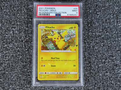 PSA 9 Pikachu - 25/25 - McDonald's 25th Anniversary Promo Pokemon