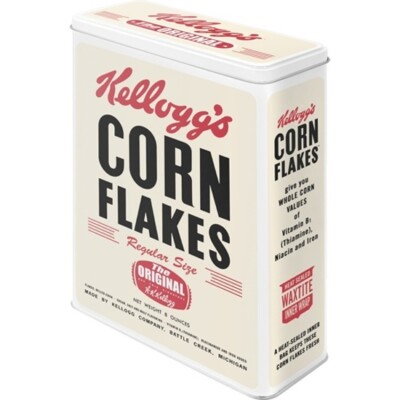 Vorratsdose XL Kellogg´s Cornflakes Retro Package Metall 4 ltr. ! !