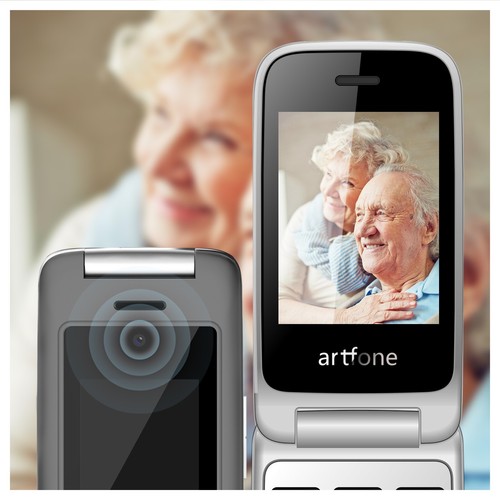Artfone G6 Senior Mobile Phone Unlocked Flip Smartphone 4G for Elderly - Picture 10 of 10