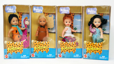 Mattel - The Flintstones / Familie Feuerstein - Fred, Wilma, Barney & Betty
