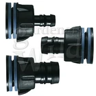 Tank Connector Bulkhead 13/19/25 mm Barb irrigation pipe fitting hydroponic