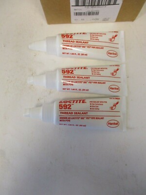 LOCTITE 592 P/N 59231 PIPE SEALANT WITH PTFE THREAD SEALANT 50ML, EXPIRED 5/20