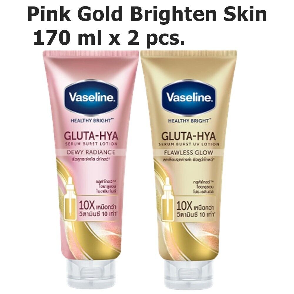 Vaseline Healthy Bright Gluta-Hya Serum Burst Lotion Pink Vaseline Healthy Bright Gluta-Hya Serum Burst Lotion Pink