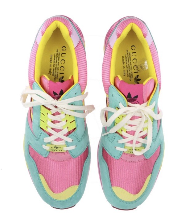 GUCCI x ADIDAS ZX 8000 IE 2266 Pink Strata Womens Size UK 8