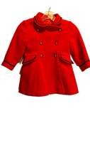 Rothschild Girls Wool Coat Red Size 4 Double Breasted