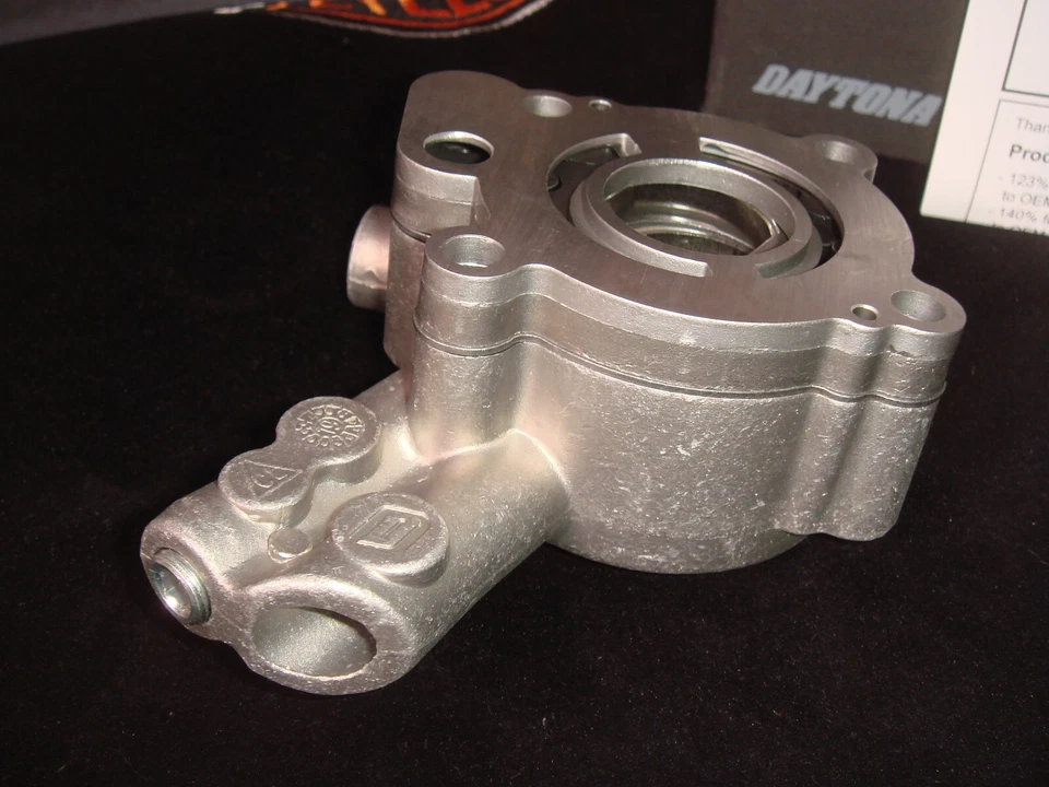 Harley Oil Pump High Volume Twin Cam 07-17 Aluminum 26037-06  V-Twin 12-9990 X9 - Imagen 2 de 4