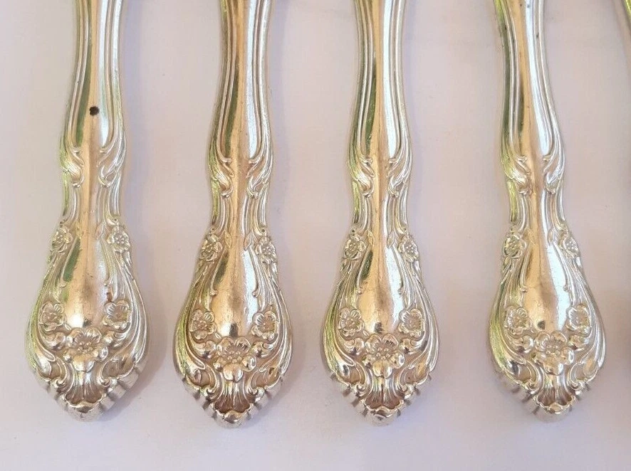 Alvin纯银餐具Chateau玫瑰六刀 — 第 3/3 张图片