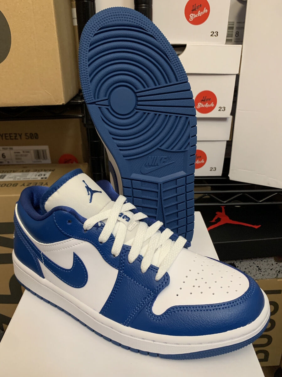 nike white and blue shoes