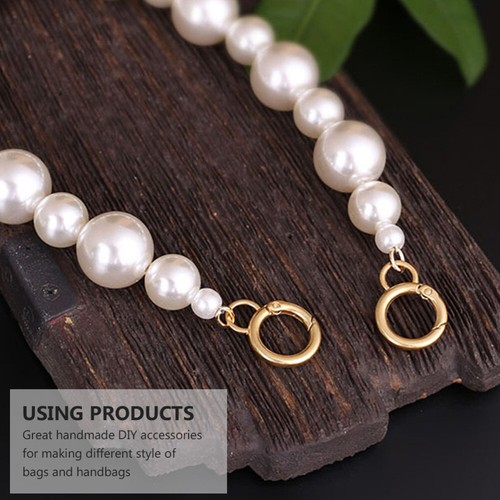 Faux pearl Bags Chain Women Handbag Strap Chain DIY Bag Accessories - Picture 10 of 12