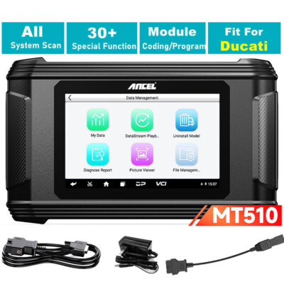 Motorcycle Scanner OBD2 Fit For Ducati Full System Diagnostic E-CU Coding Tool 