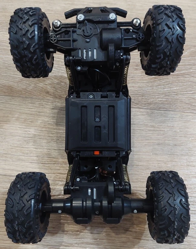 Controle remoto de buggy off road Awd RC Rock Crawler com luzes LED carregamento rápido  - Imagem 4 de 4