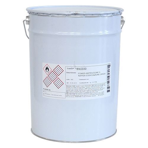 Antiruggine Colorea Rosso Ossido 25Kg Rapida Essiccazione Ferro