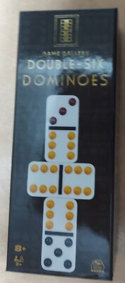 DOMINOES Double 6 set of dominoes Game   28 COLOR DOT Tiles, Case & Instructions