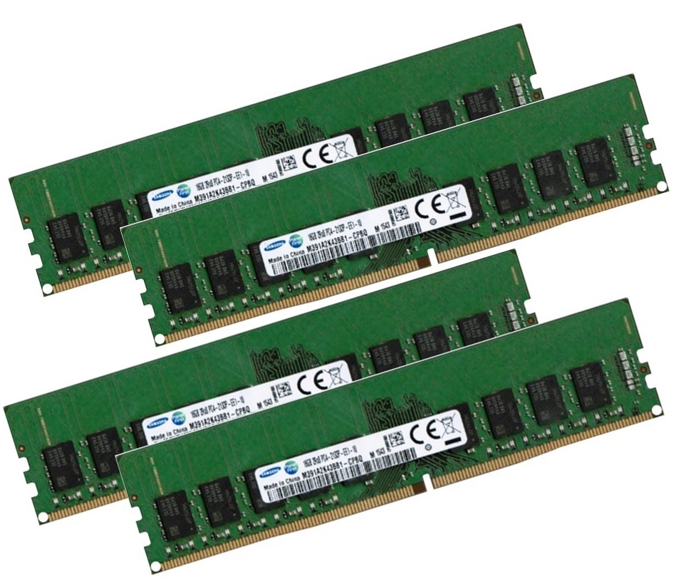 4x 16GB 64GB DDR4 ECC RAM 2133 MHz PC4-2133P-E f. Lenovo