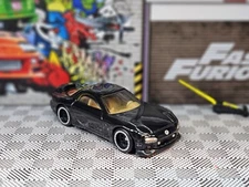🔥 Custom Black Hot Wheels '95 Mazda RX-7 Factory Fresh Real Riders RX7 Diecast 