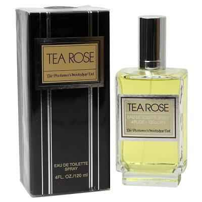 Tea Rose by Perfumer's Workshop 3.4 oz EDT Perfume for Women New In Box