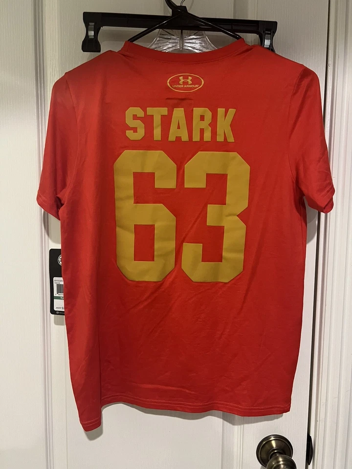 Boys Under Armour Marvel Avengers Iron-Man Heatgear Loose Shirt~YLG~NWT - Image 2 of 2