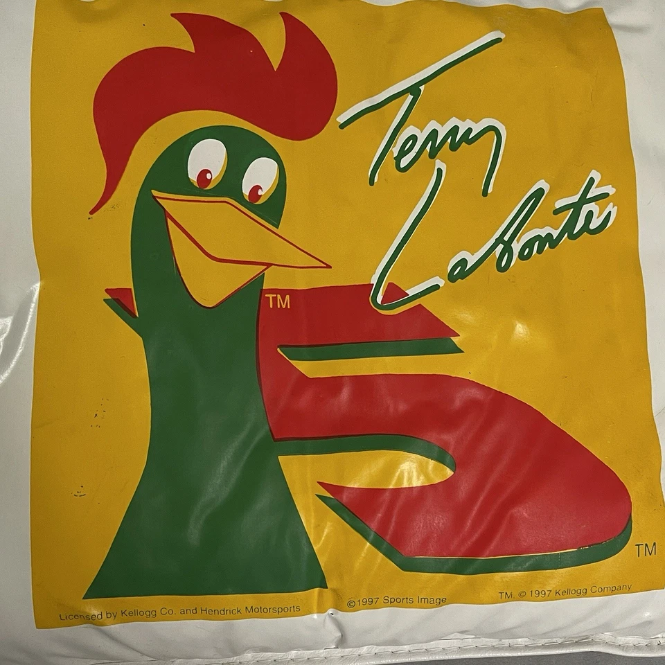 Cojín de asiento de estadio NASCAR de colección Terry Labonte Kellog Kellog's Corn Flakes Foto 2 de 4